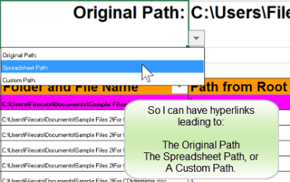 How to change the hyperlinks to a new directory