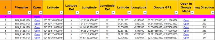 Filecats Professional - GPS document properties