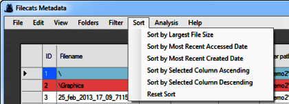 Second set of columns
