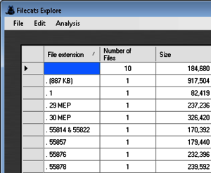 Analysis of File Extension